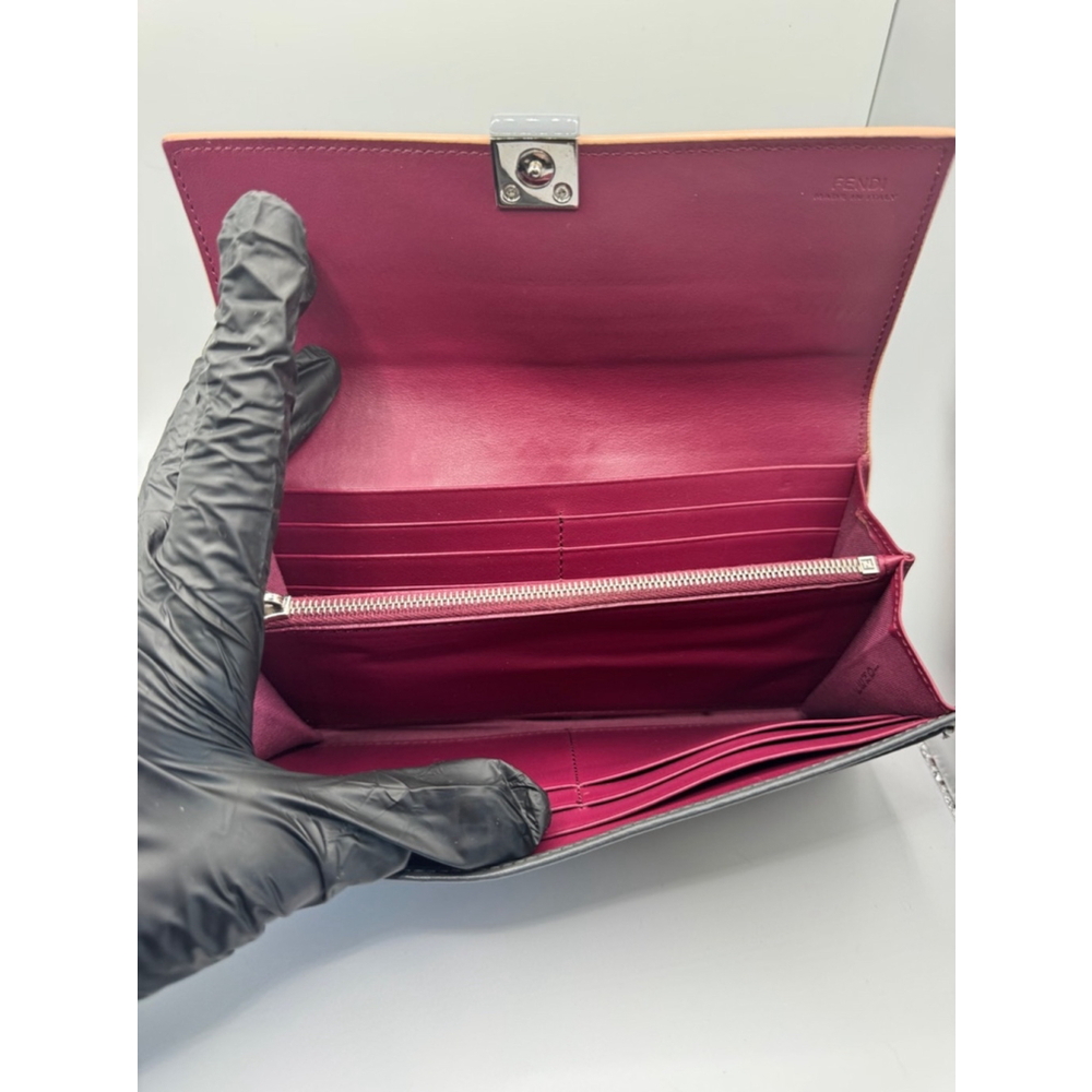 FENDI pink and grey wallet - Picture 8 of 11
